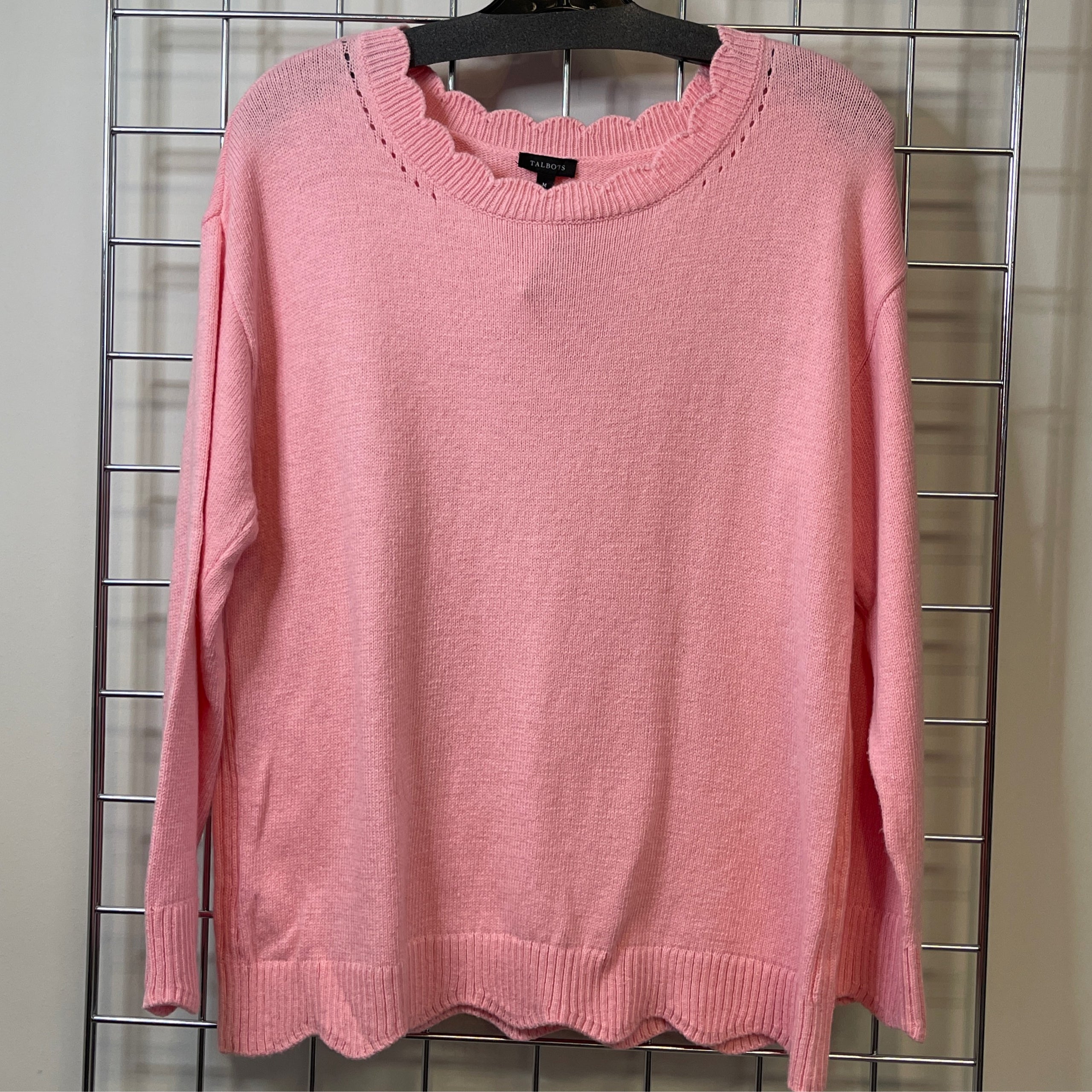 Talbots sale scalloped sweater
