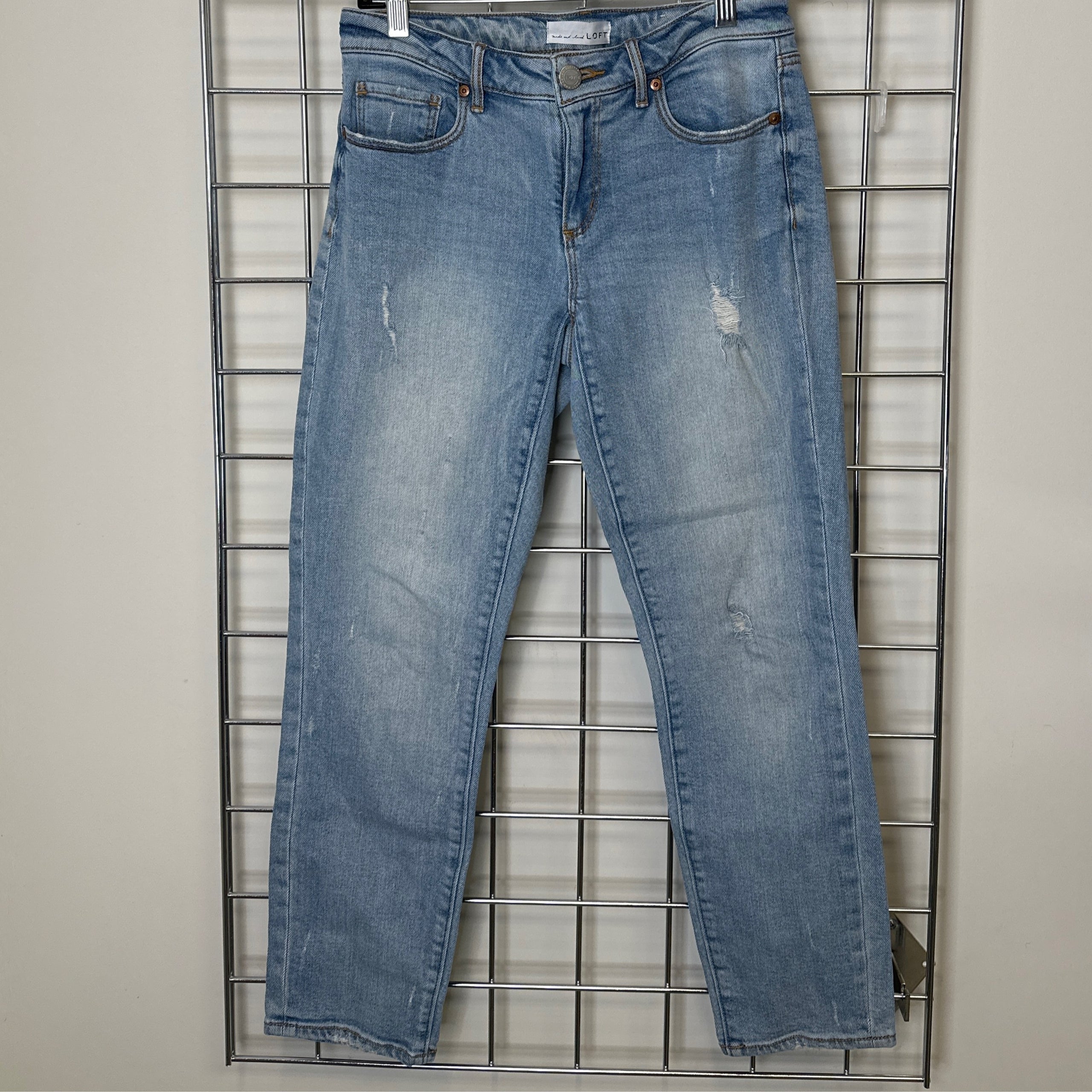 Loft curvy best sale skinny crop